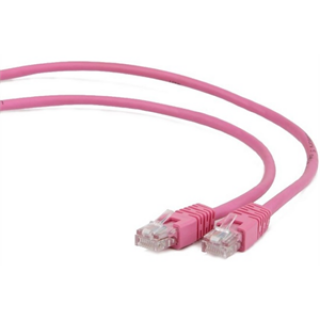 Cablu retea UTP Cat 5e 3m roz, Gembird PP12-3M/RO