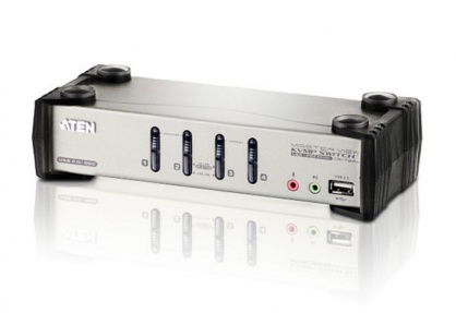 Distribuitor KVMP 4 porturi PS/2-USB cu OSD, ATEN CS1734B