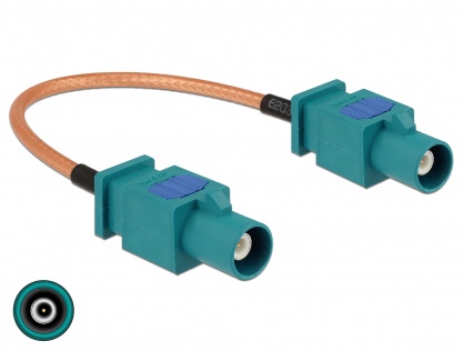 Cablu antena FAKRA Z plug la FAKRA Z plug RG-316 15cm, Delock 89662