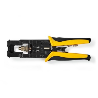 Cleste de compresie conectori BNC/RCA/F, Nedis CSGG49540YE