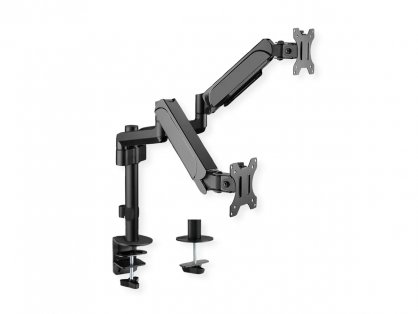 Suport pentru 2 x monitor 17"-32" max. 18kg prindere masa, Value 17.99.1182